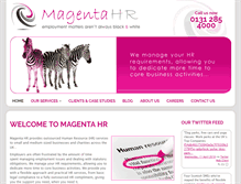 Tablet Screenshot of magentahr.com